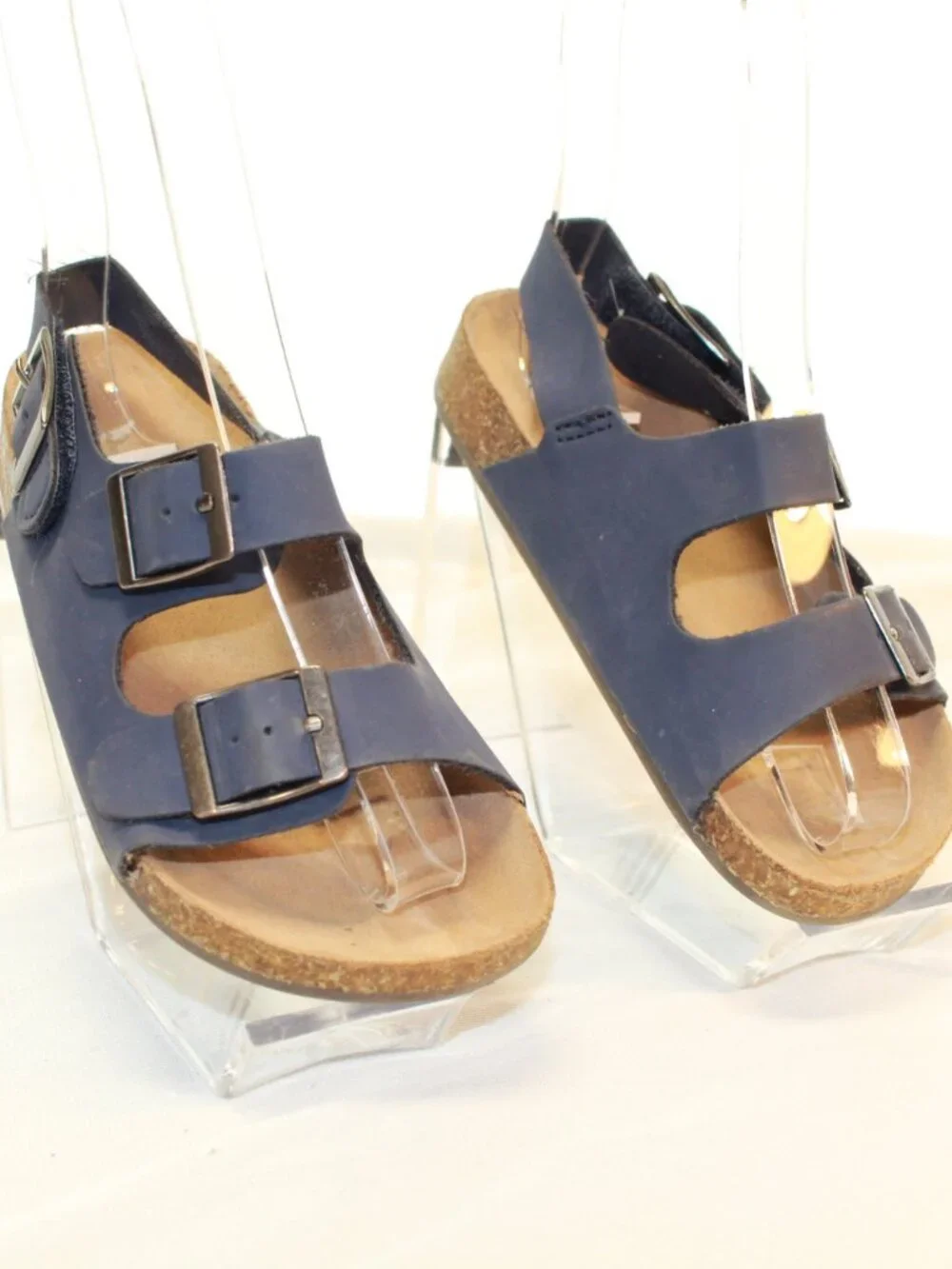 Old Navy Toddler Size 9 In The Navy Double Strap Cork Midsole Cushioned Sandals